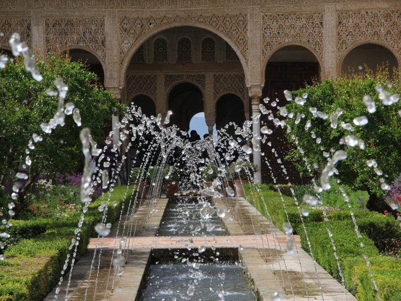 Foto del Generalife de la Alhambra Granada