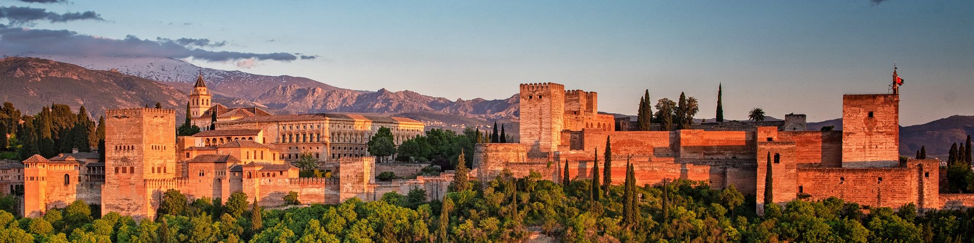 Foto de la vista panorámica de la Alhambra de Granada